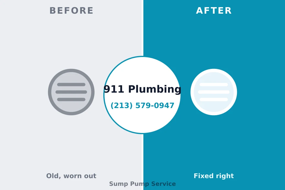 Before and after: plumbing company Karnes City, TX
